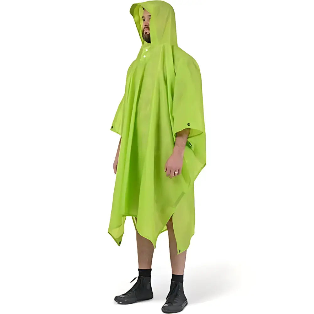 Poncho homme capuche