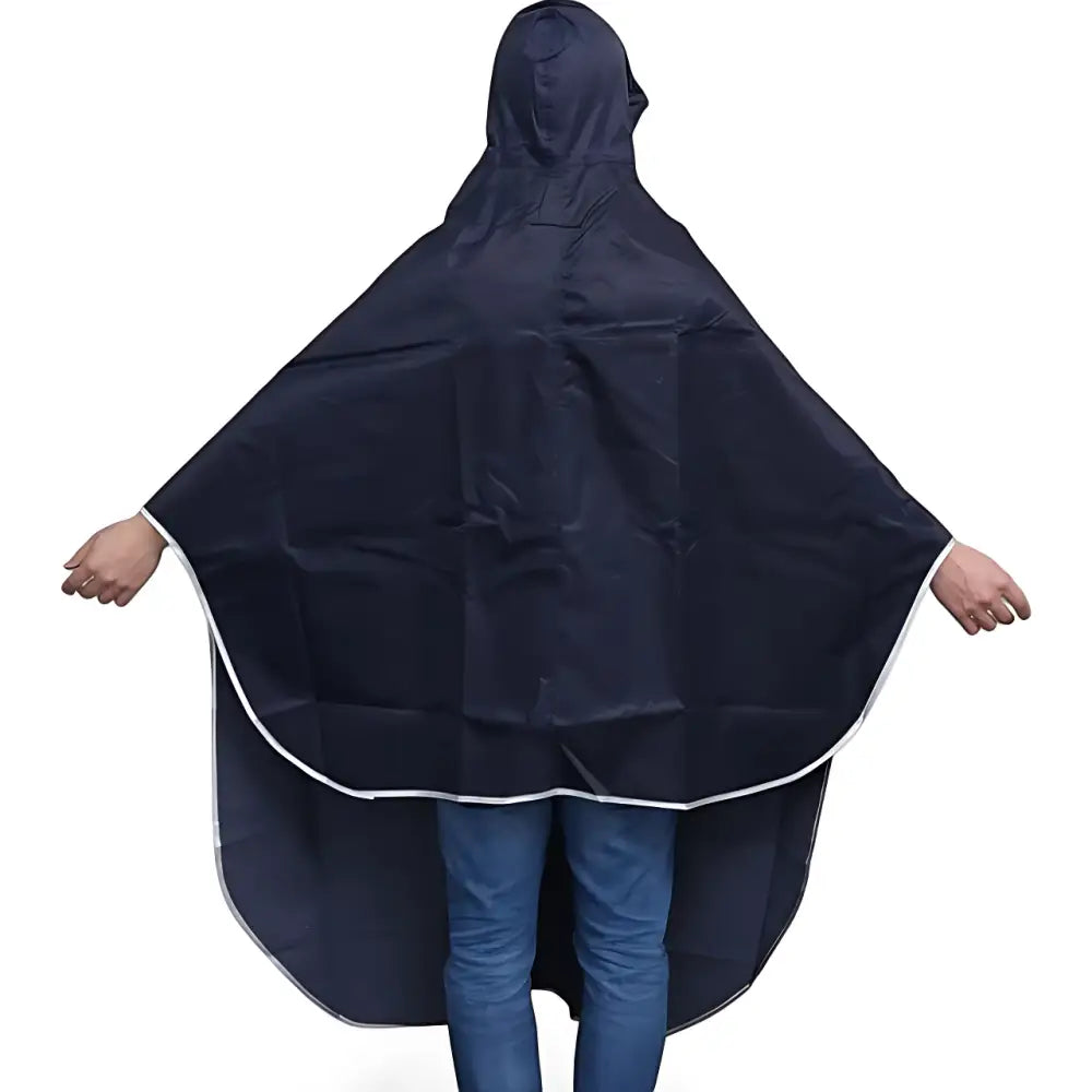 Poncho homme capuche coupe vent