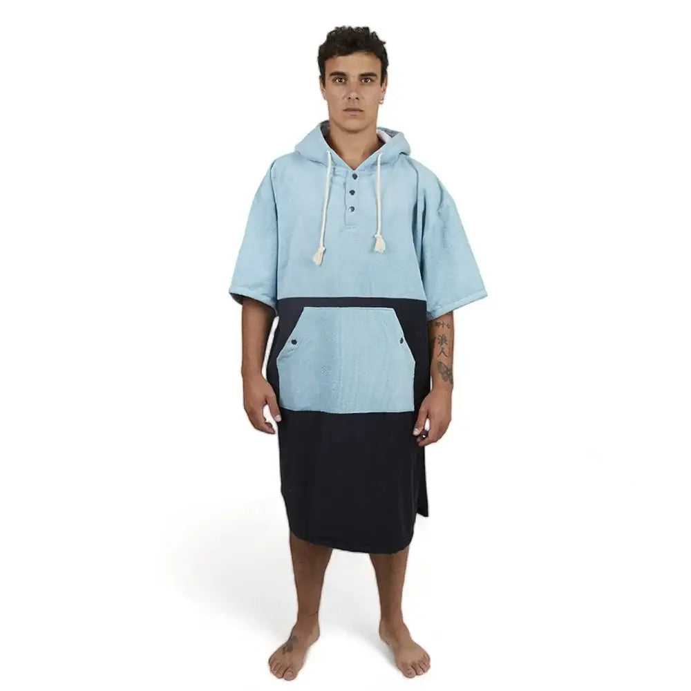 Poncho homme coton