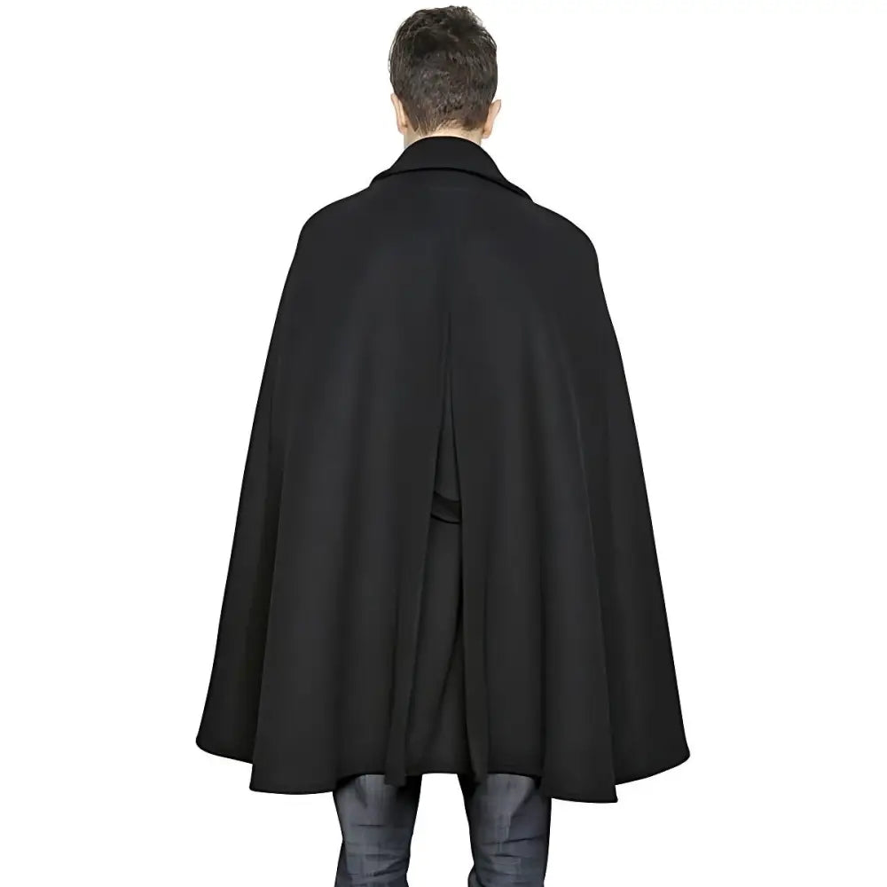 Poncho homme en laine