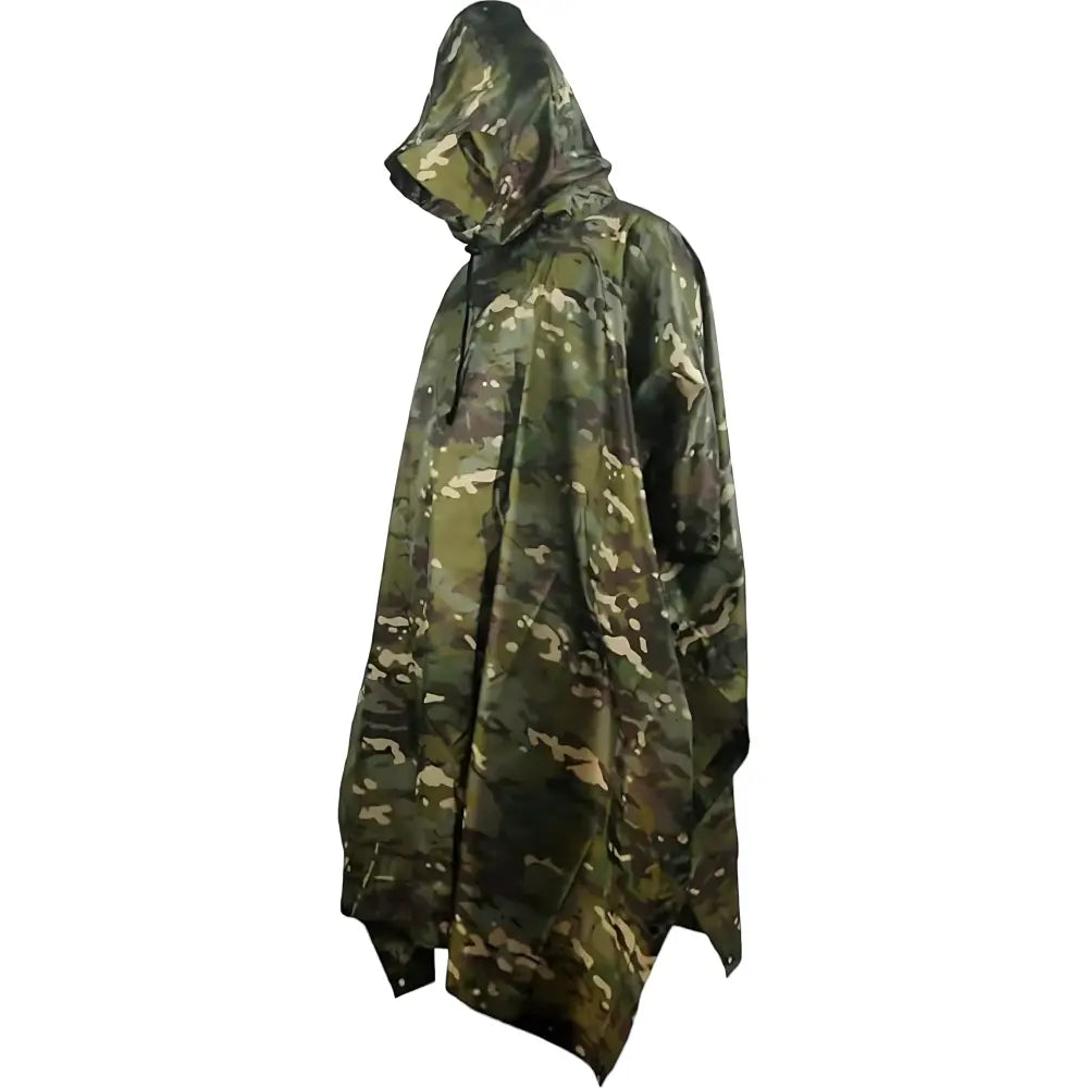 Poncho homme imperméable à capuche