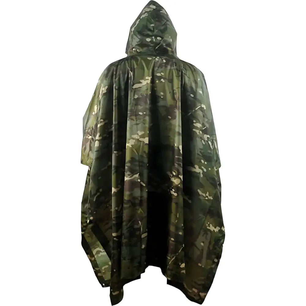 Poncho homme imperméable à capuche