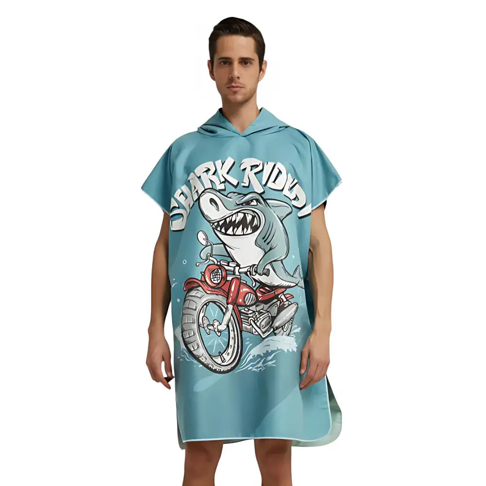 Poncho homme surf