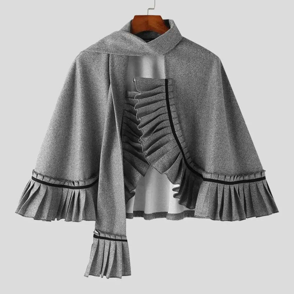 Poncho Homme Trendy Echarpe