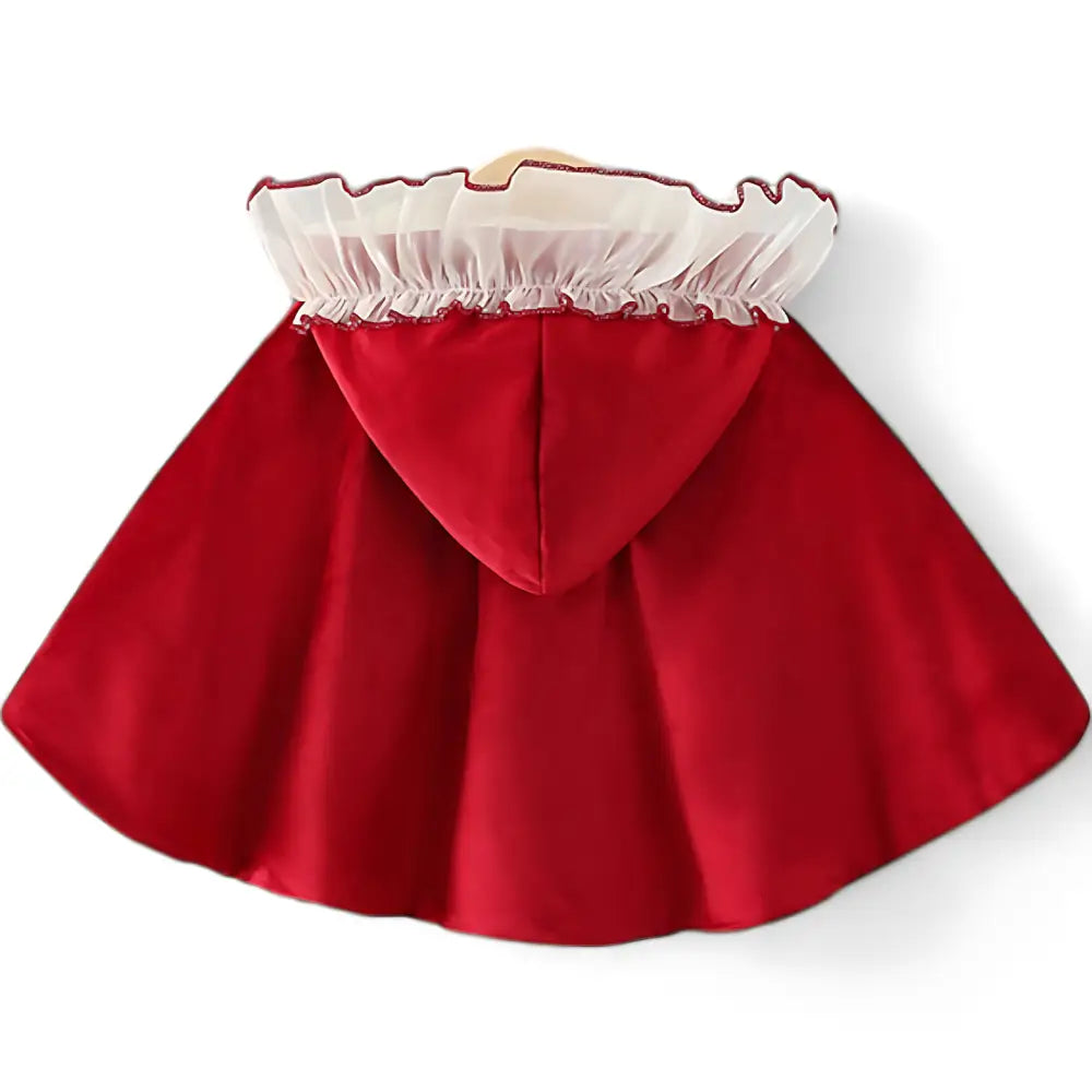 Poncho laine douce enfant