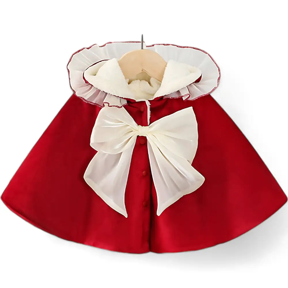 Poncho laine douce enfant