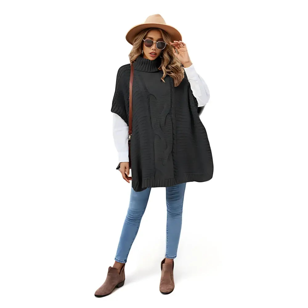 Poncho laine femme automne