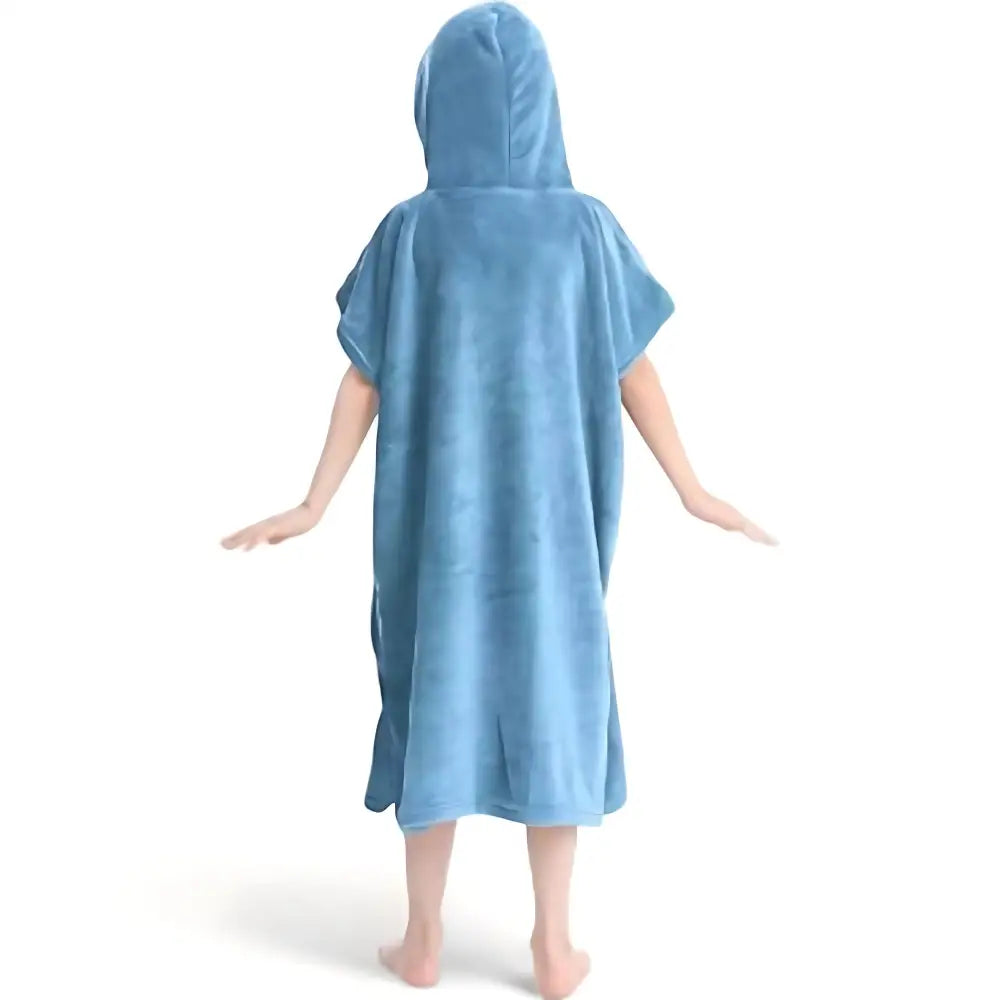 Poncho long plage enfant