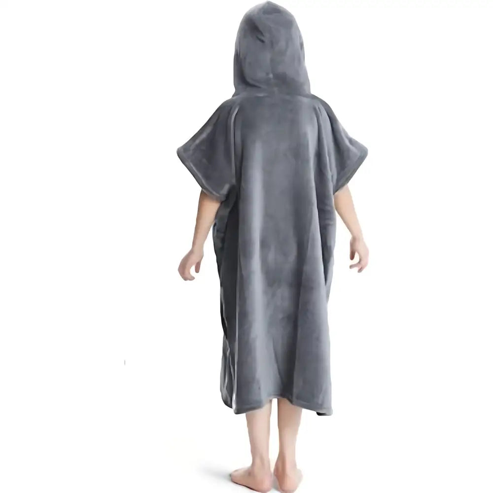 Poncho long plage enfant
