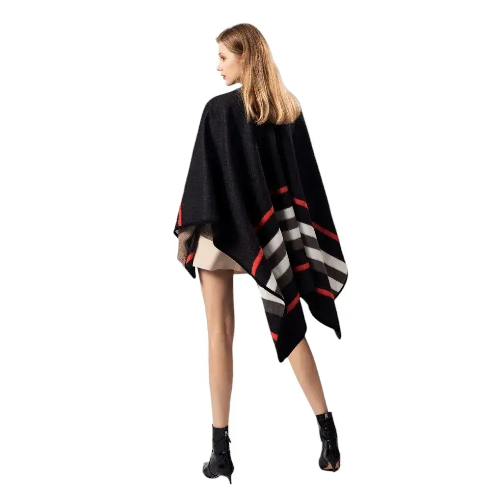 Poncho luxe femme