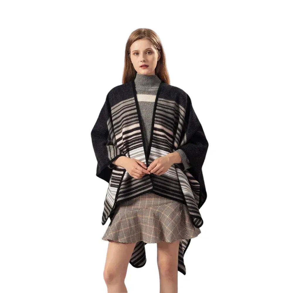 Poncho luxe femme