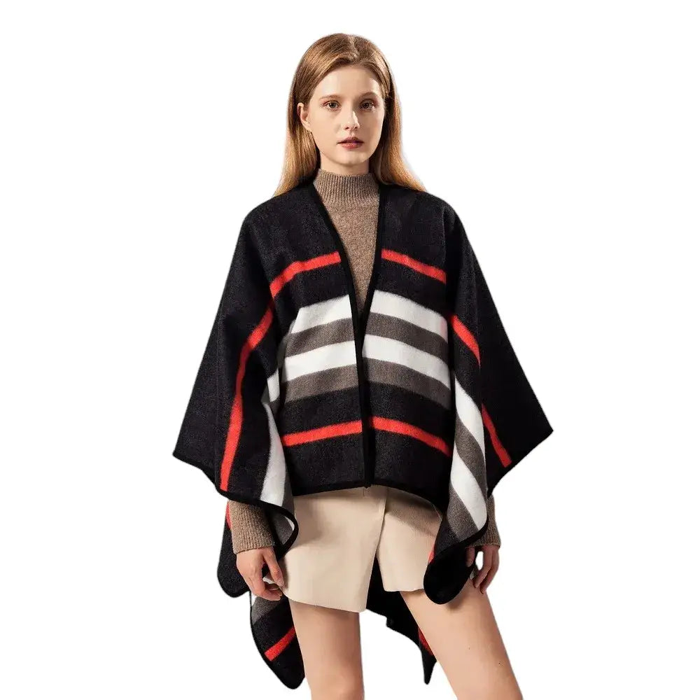 Poncho luxe femme