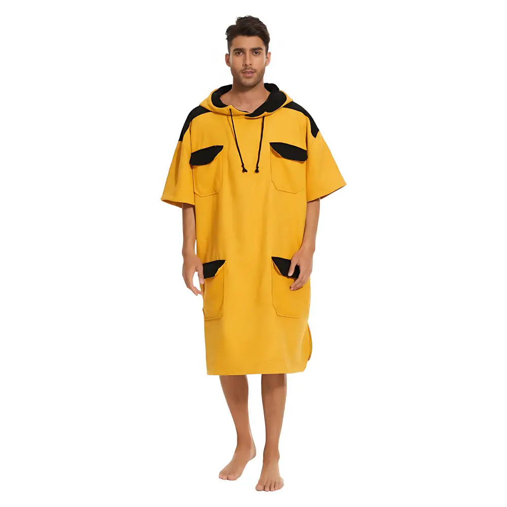 Poncho peignoir homme