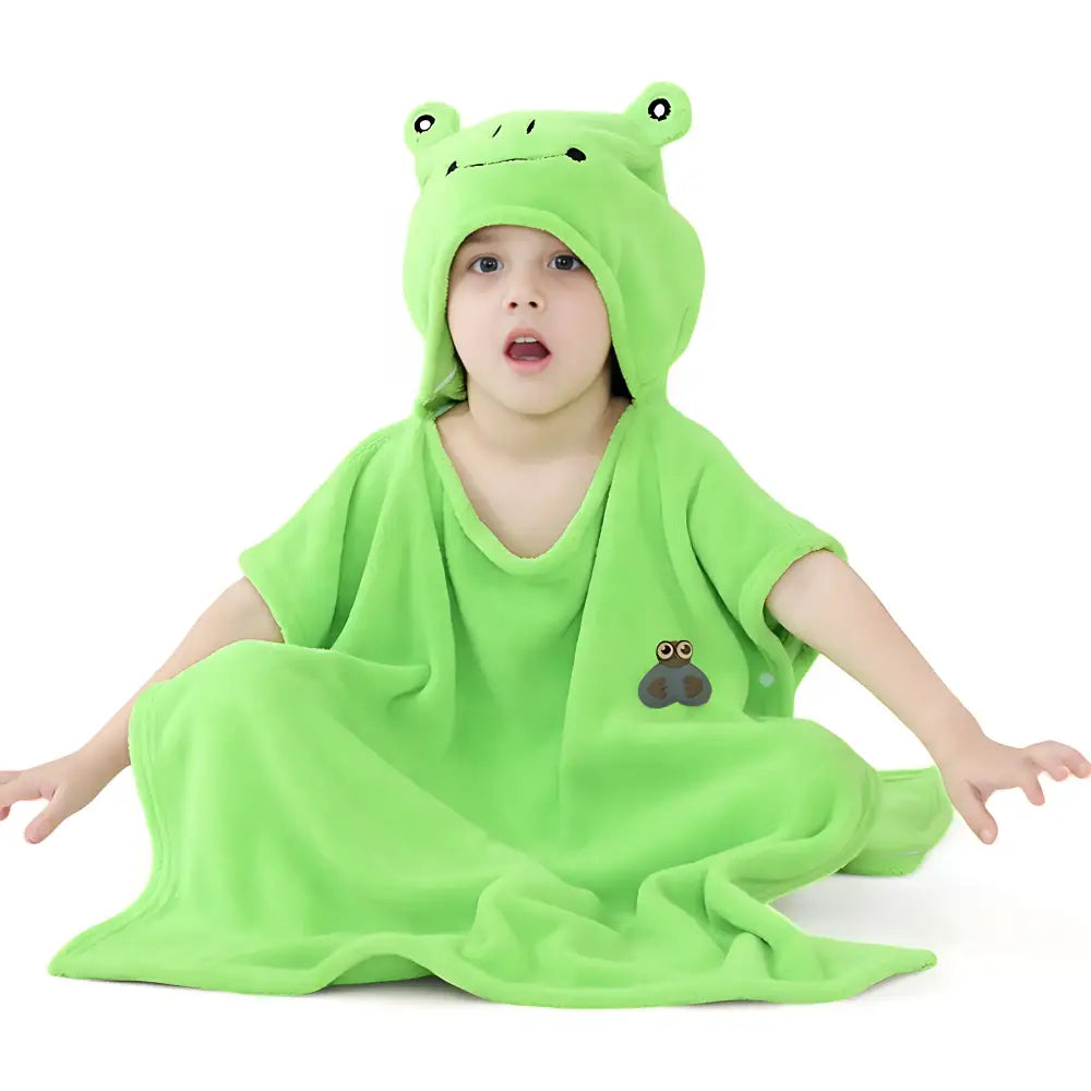 Poncho piscine pour petit garçon