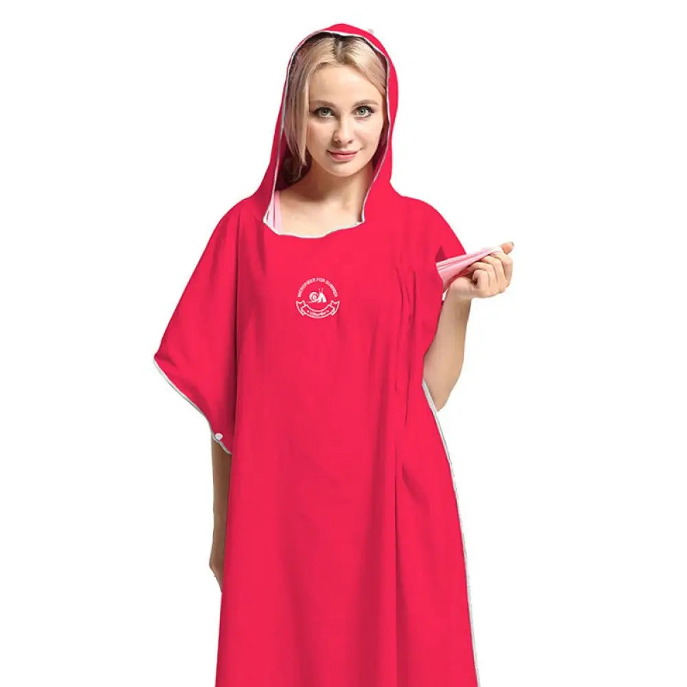 Poncho plage homme