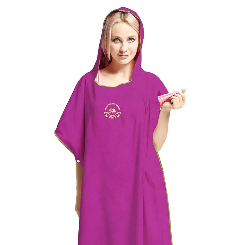 Poncho plage homme