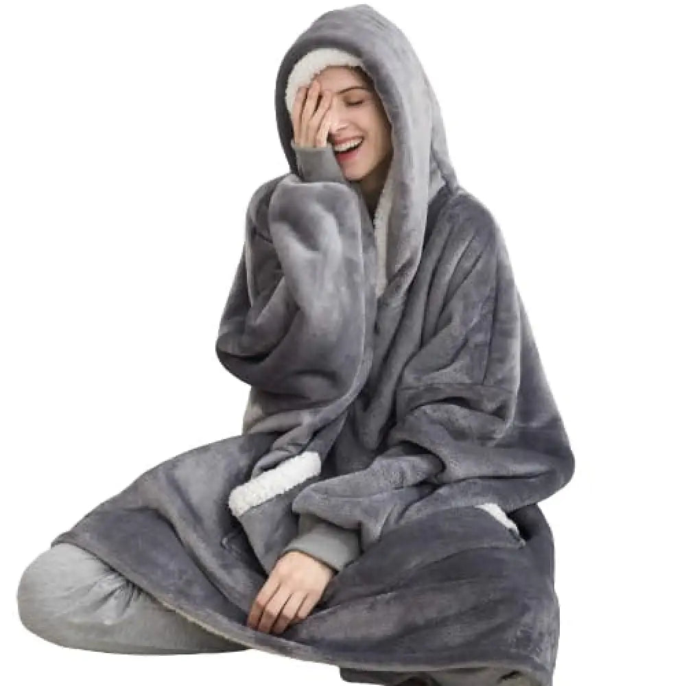 Poncho polaire femme