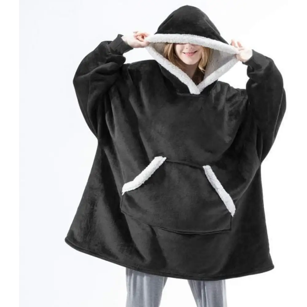 Poncho polaire femme