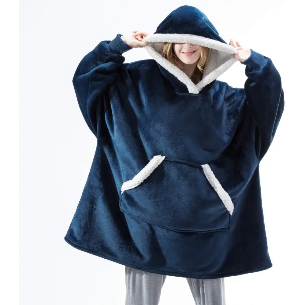 Poncho polaire femme