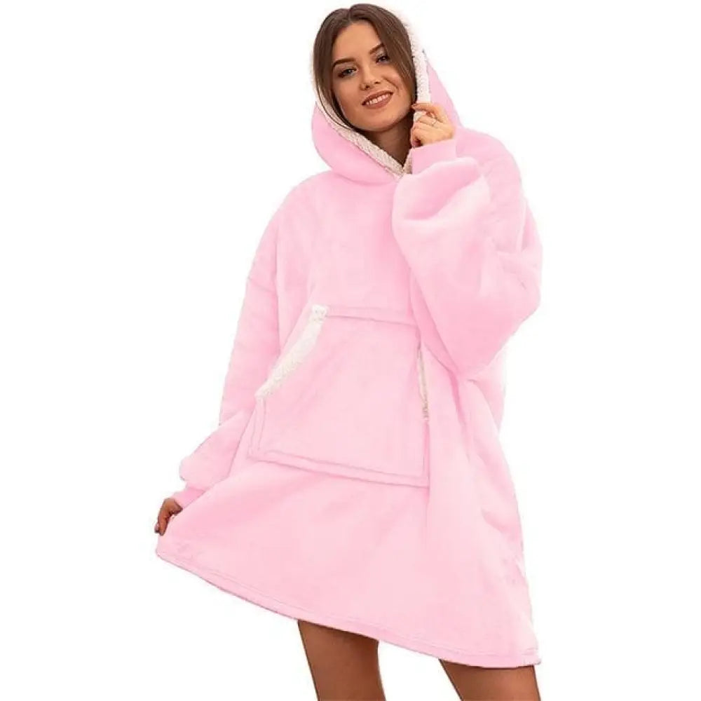 Poncho polaire femme