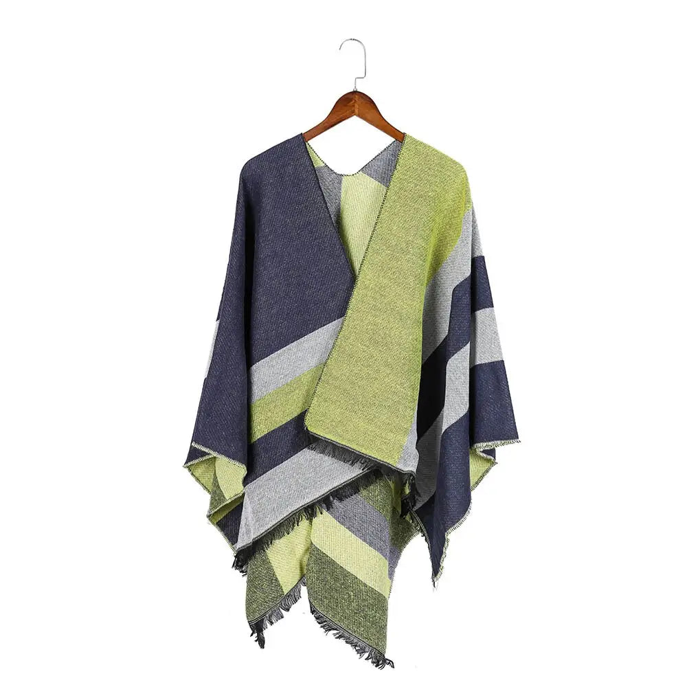 Poncho Pour Femme Hiver Chaud