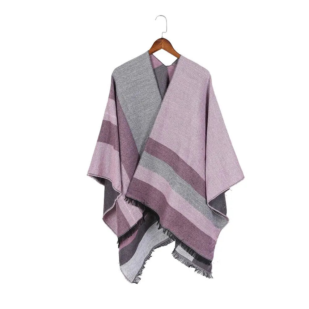 Poncho Pour Femme Hiver Chaud