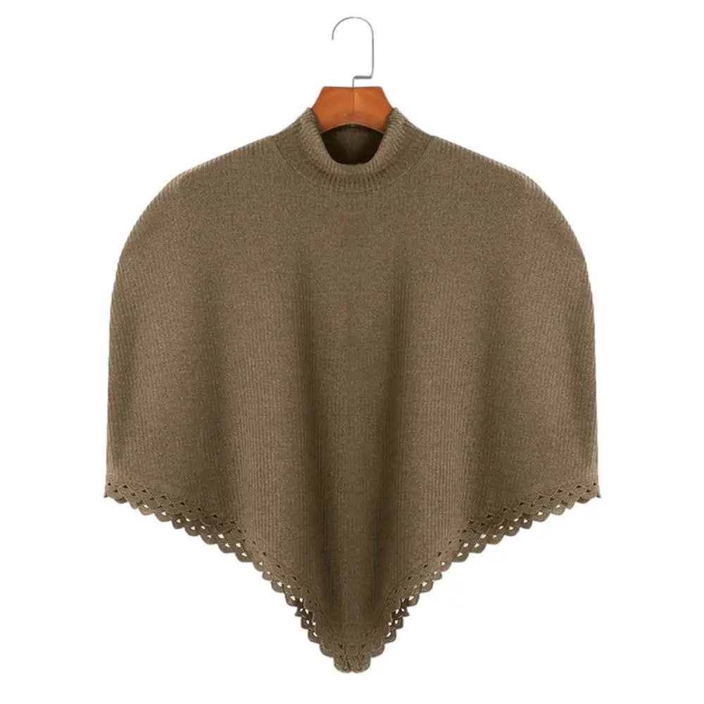 Poncho pure laine homme