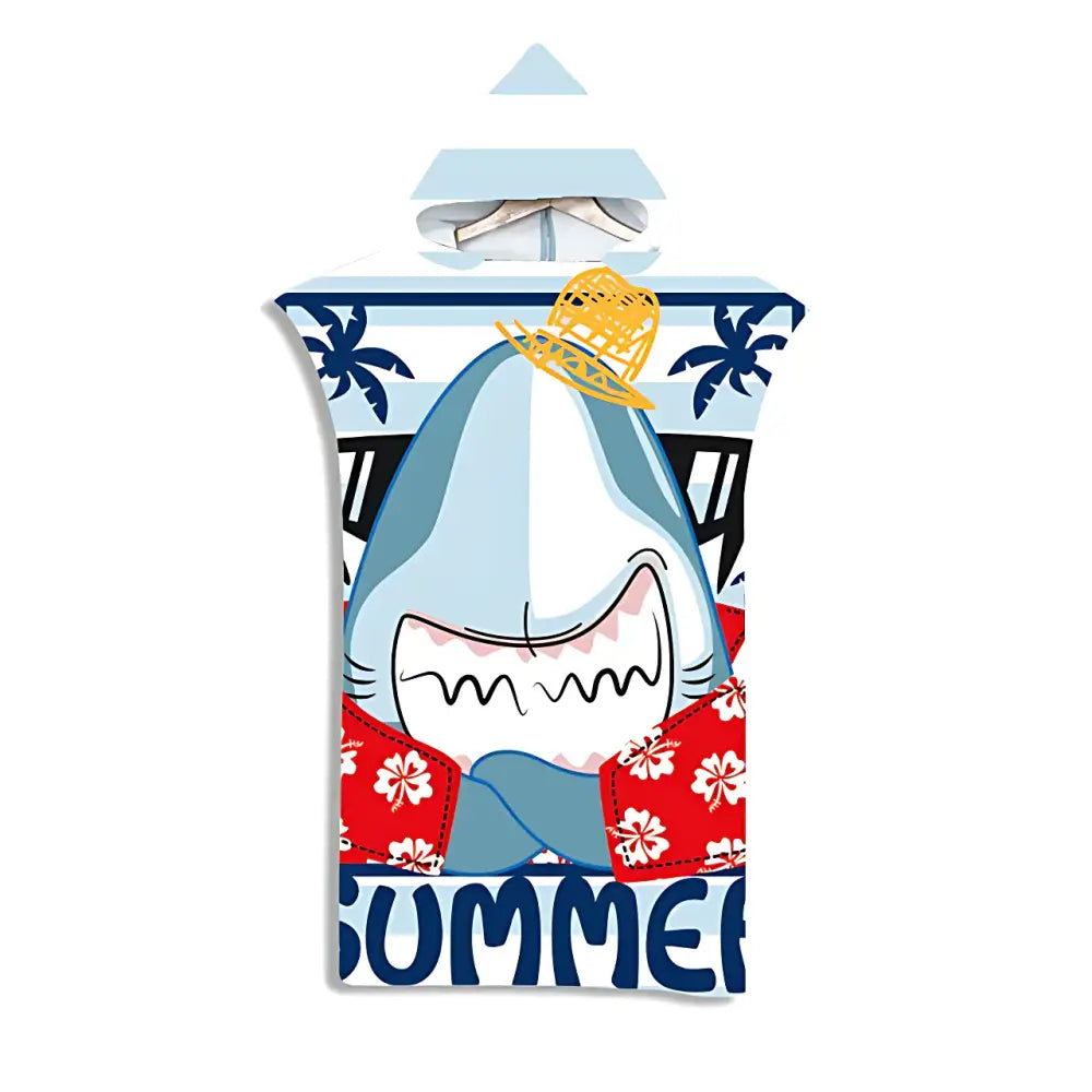 Poncho sortie de bain enfant