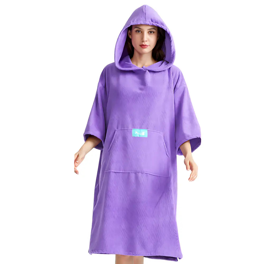 Poncho sortie de bain femme