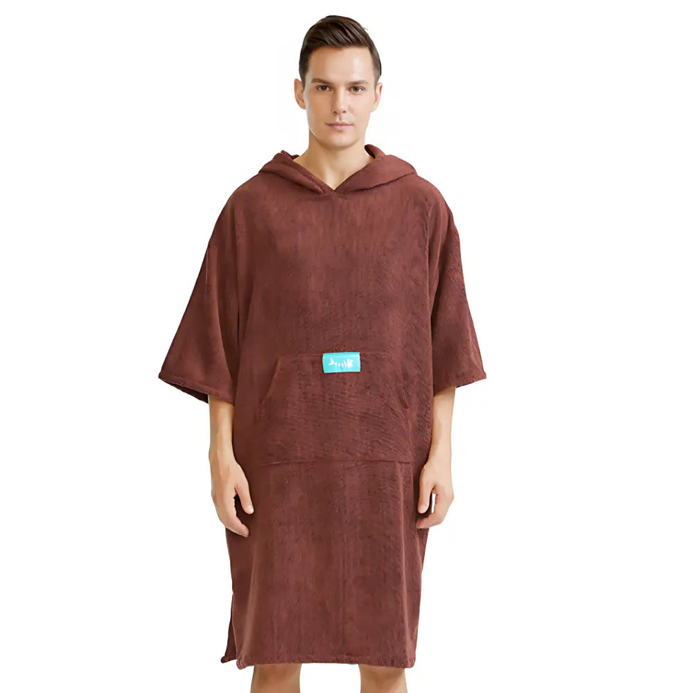 Poncho sortie de bain homme