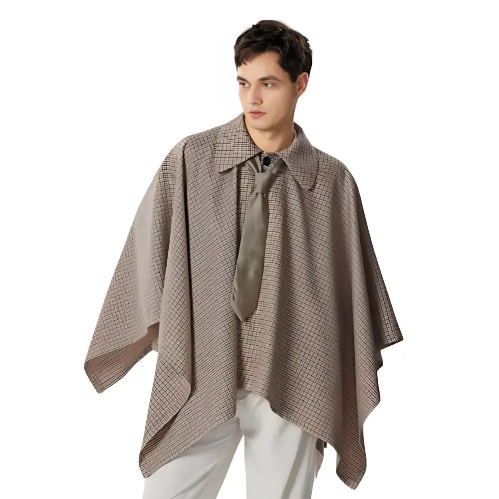 Poncho style homme