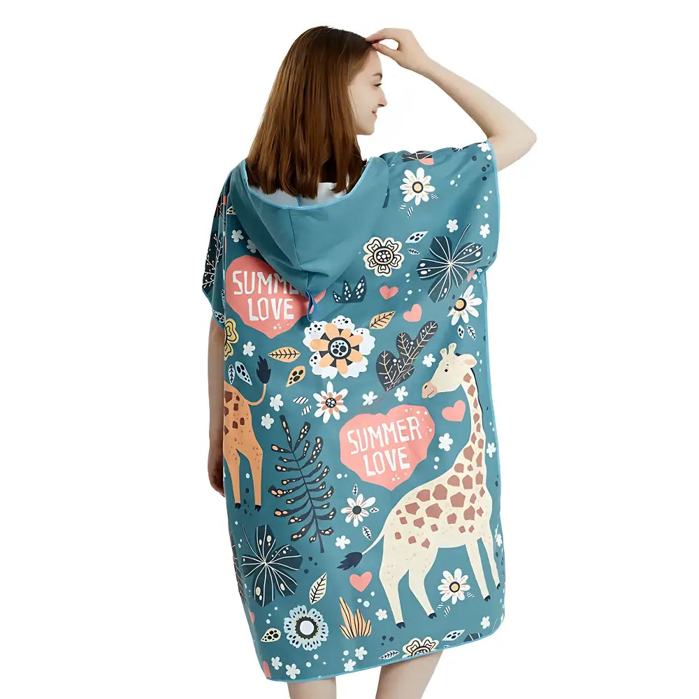 Poncho surf femme