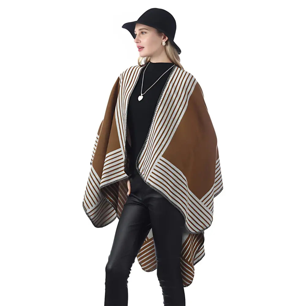 Pull Poncho Pour Femme