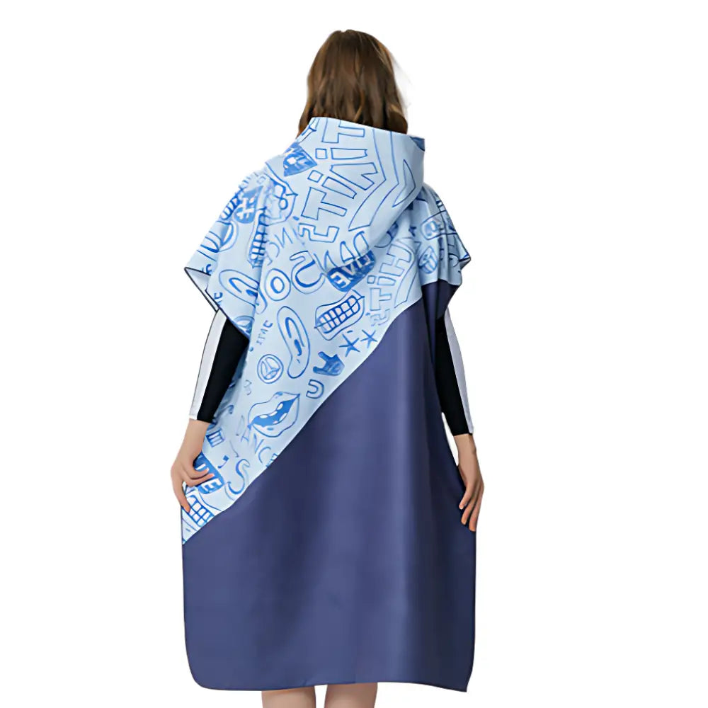 Serviette de bain poncho