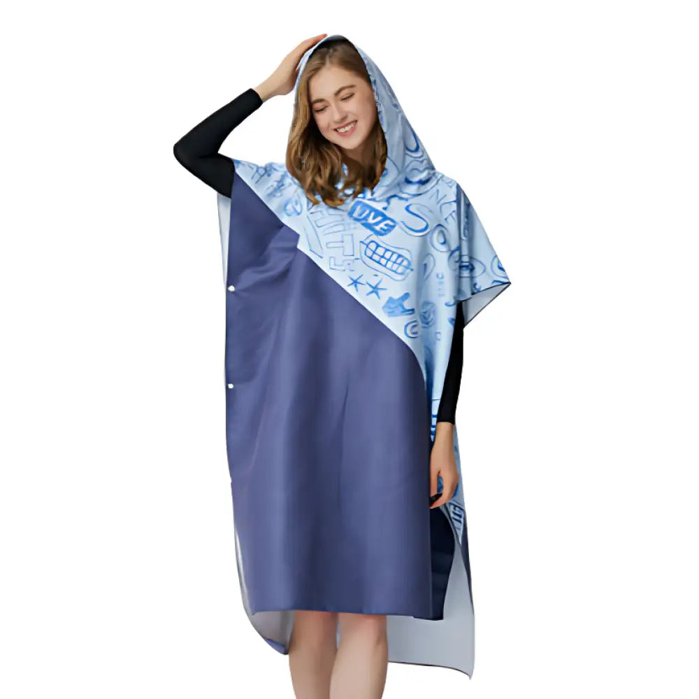Serviette de bain poncho