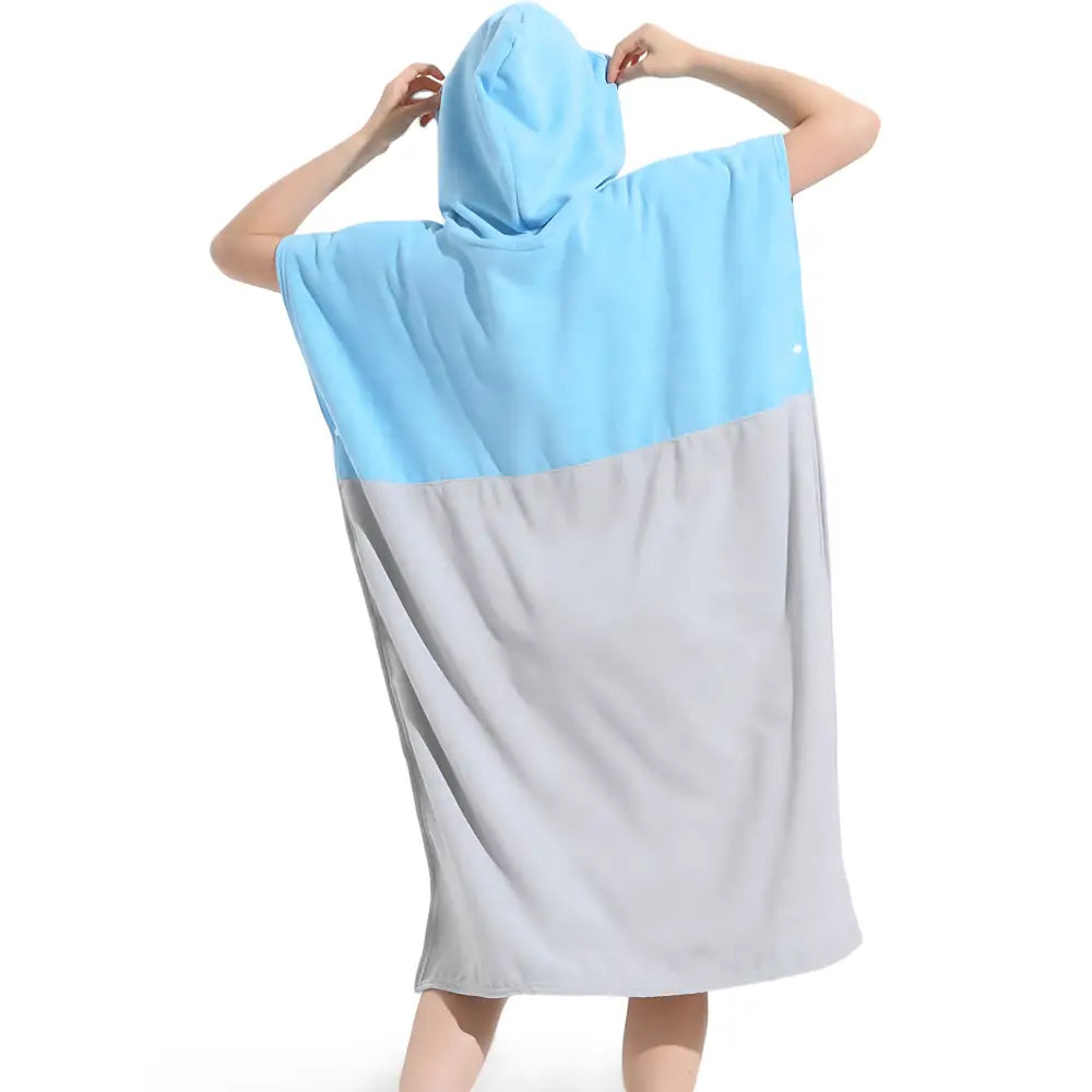 Serviette de bain poncho adulte