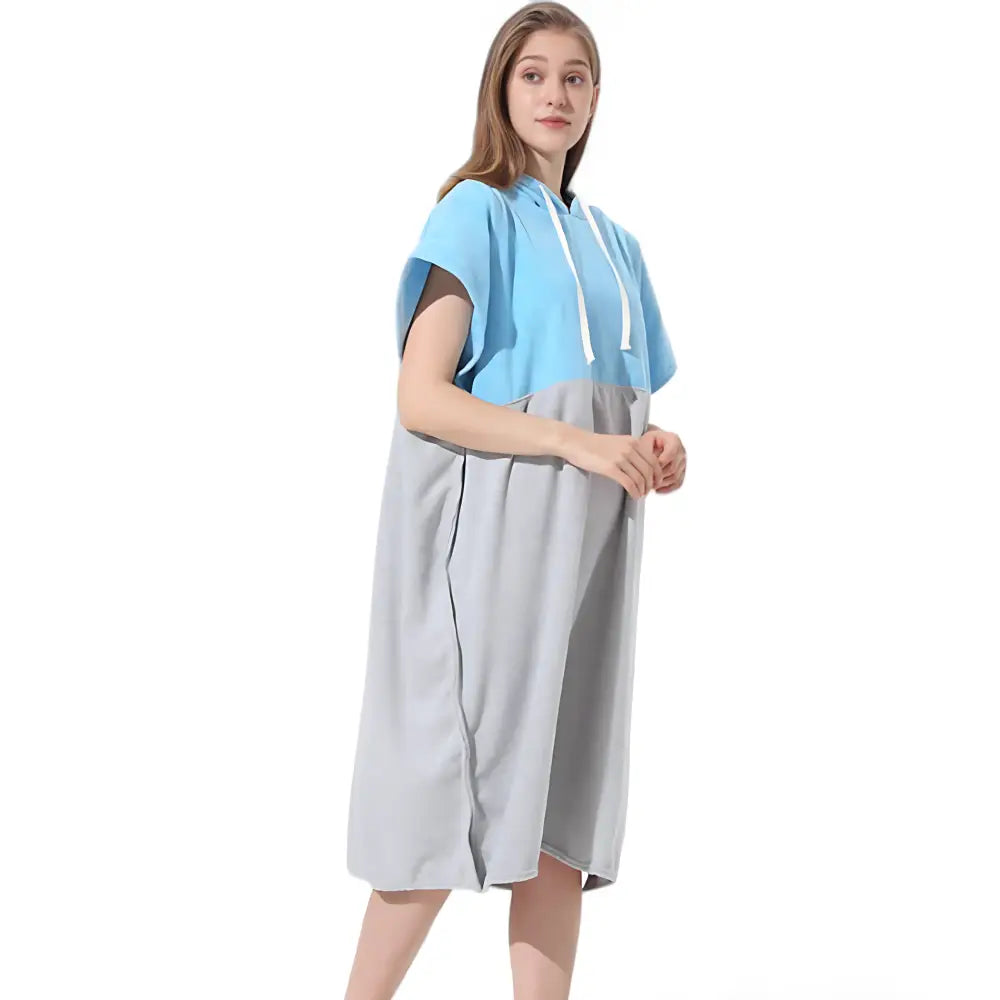 Serviette de bain poncho adulte