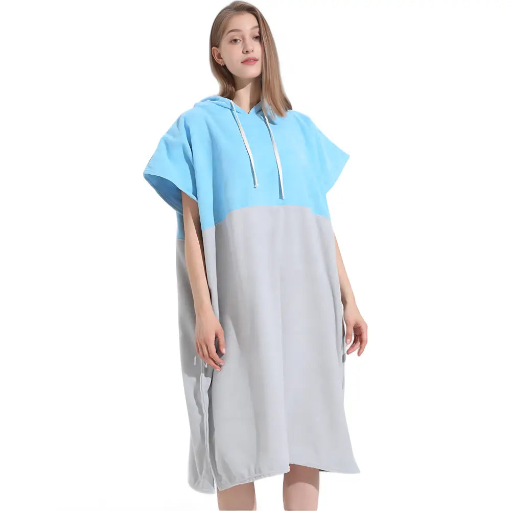 Serviette de bain poncho adulte