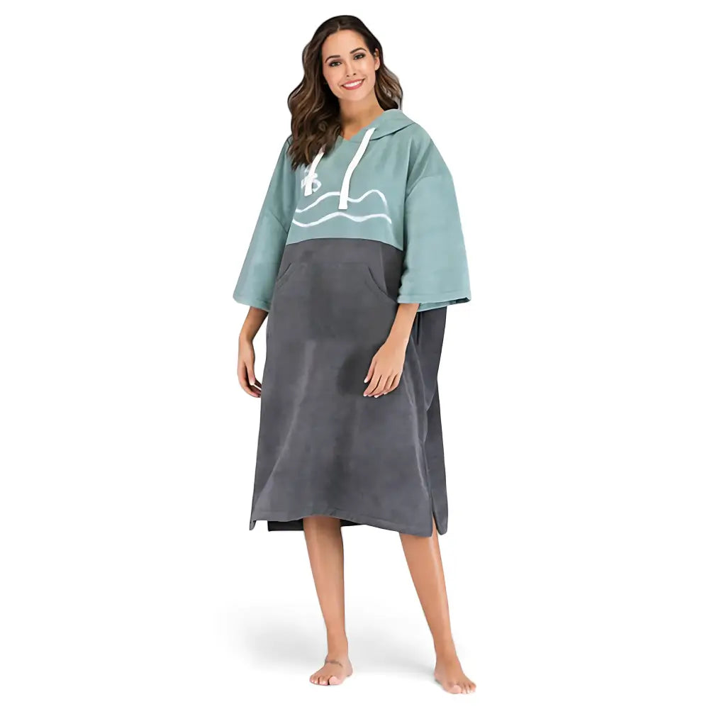 Sortie de bain poncho
