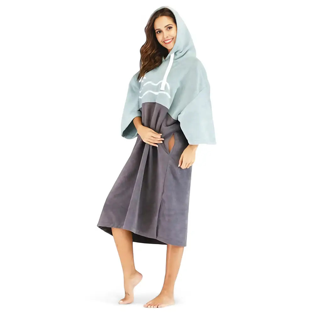Sortie de bain poncho