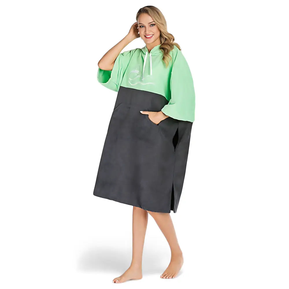Sortie de bain poncho