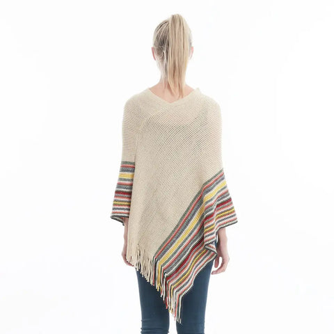 Beau poncho femme tendance et chic pas cher