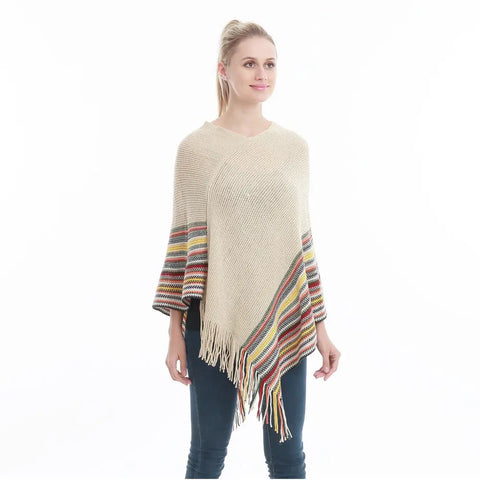 Beau poncho femme tendance et chic pas cher