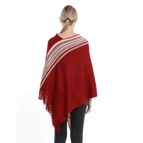 Beau poncho femme tendance et chic pas cher