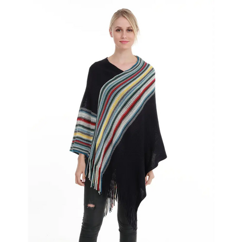 Beau poncho femme tendance et chic pas cher