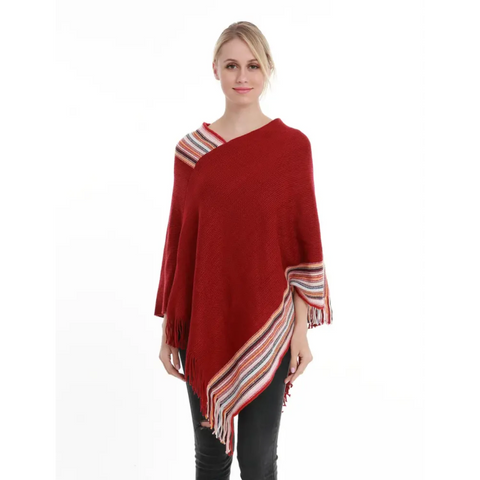 Beau poncho femme tendance et chic pas cher