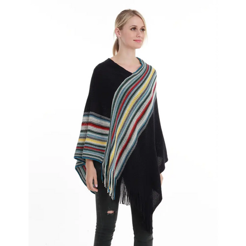 Beau poncho femme tendance et chic pas cher