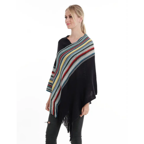 Beau poncho femme tendance et chic pas cher