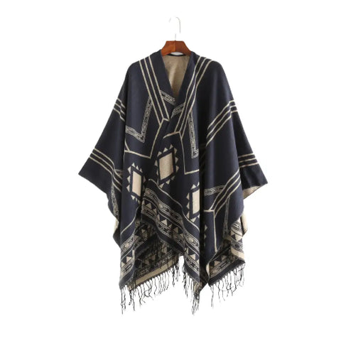 Cape poncho femmes