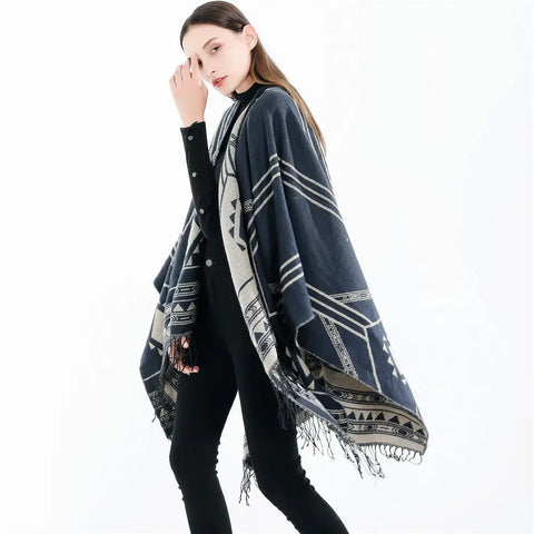 Cape poncho femmes